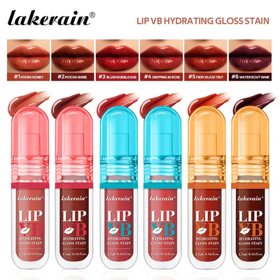Lip Stain Lip Vb Hydrating Gloss Long-Lasting 12Hr Hydration Vanilla Flavor Moisturize Nourish Soothe Lips Instant Glossy Lipss
