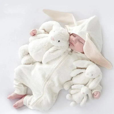 Cute Rabbit Ears Hooded Baby Rompers/Jumpsuit  Costume |Infant Baby Outfits Boys Girls  Newborn Clothing