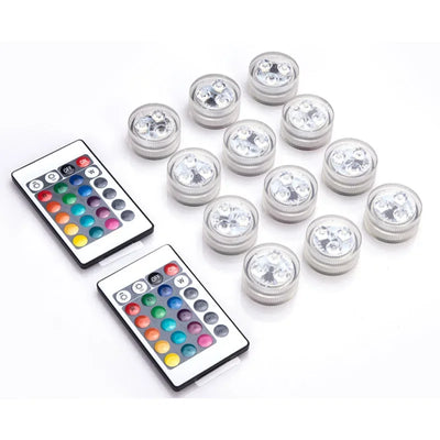 3 LED Underwater Light 16 Colors RGB IP68 Waterproof Swimming Pool Accessories Light Outdoor Submersible Lights for Pond Vase