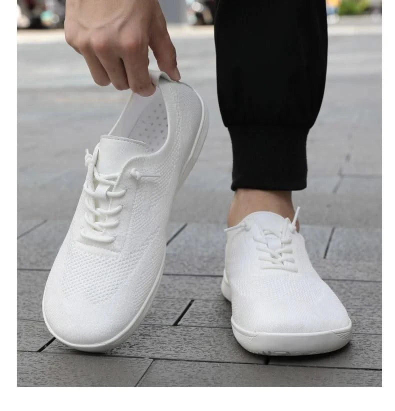 Wide Toe Barefoot Shoes Mens Womens Minimalist Walking Sneakers Shoes | Zero Drop Sole | Breathable Mesh Cross Training Shoes