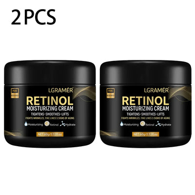 Men's Retinol Face Moisturizer Moisturizing Retinol Cream Anti-Wrinkle Aging Moisturizing Shrink Pores Whitening Smooth Retinol