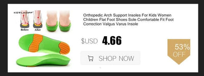 Children's Orthopaedic Insoles For Feet Flat | Foot Arch Support Kids | Sole Insert For Shoes | Orthopaedic Products