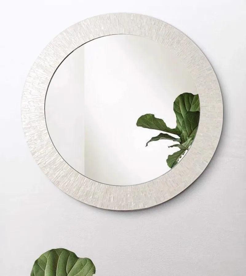 Wall hanging decorative mirrors living room glass bedroom bathroom aesthetics makeup mirror decor