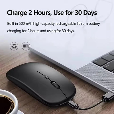 New Rechargeable Wireless Gaming Mouse Portable Ergonomic Quiet And Magical Suitable For Portable Computers Tablets IPAD Phone