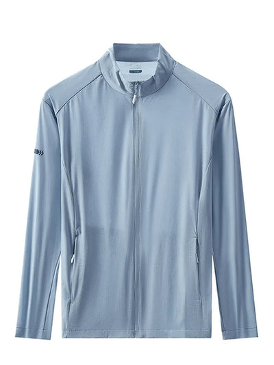 Summer Men's Jackets UV Blocking Skin Coats UPF40+ Sunscreen Outdoor Clothing Sun Protection Thin Windbreakers Big Size 8XL