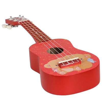 Ukulele 21 Inch 4 Strings Hawaiian Guitar Bear Mini Guitarra Ukulele With Bag Strings Tuner Capo Guitar Parts & Accessories