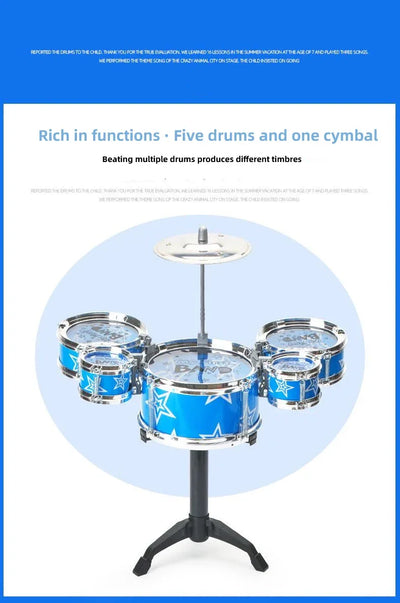 Drums, jazz drums, music enlightenment for children and babies, toys, imitation Musical Instruments, beginners practicing Musica
