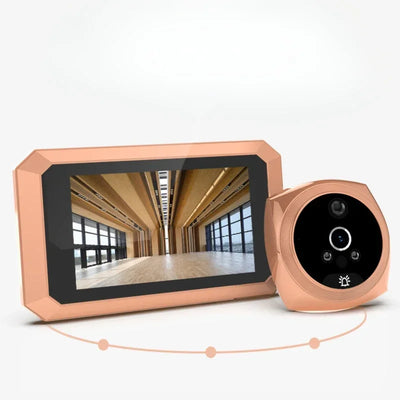 3.5" Monitor Video Doorbell Digital Viewer Video-eye Door Peephole Camera Photo Record Night Vision Human Detection 200W Pixels