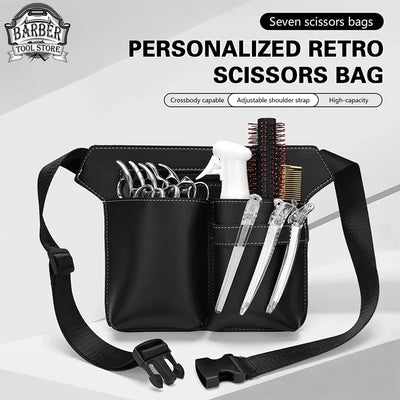Hair Salon Barber Bag Professional Hairdresser Scissor Holster Belt Bags Barbershop Hairdressing Tools Accessories Supplies
