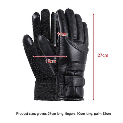 USB Electric Heated Gloves Outdoor Thermal gloves Hand warmer Winter Ski Gloves Motorcycle heated gloves Waterproof Touch Screen
