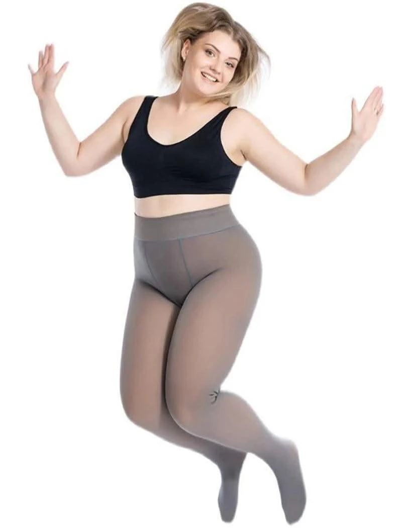 Women Thermal Underwear Pants Fleece Lined High Waisted Leggings Keep Warm Winter Pant Tummy Control Yoga Hiking Running Tights