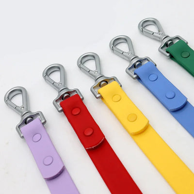 1.5m Candy Color PVC Waterproof Dog Leash Traction Lead Rope Outdoor Medium Pet Leashes