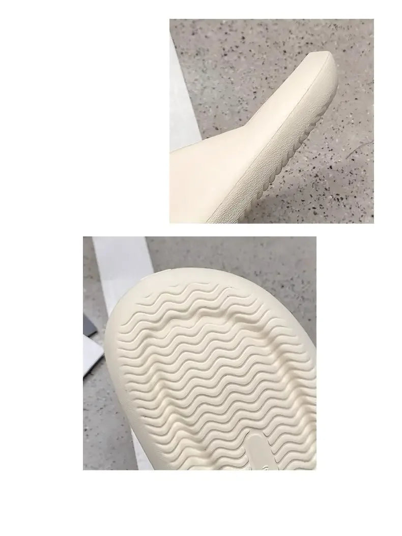 Women's Classy Flip-Flops for Women, Summer Flip-Flops for Beach Couples, New Thick-Soled Outer Wear Sandals for Men, Bathroom Bathing Non-Slip Slippers