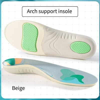 Orthopedic Arch Support Insoles for Plantar Fasciitis Flat Feet  Shock Absorption Shoe Inserts for Sport Shoes  Pain Relief Pads