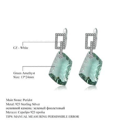 GEM'S BEAUTY jewelry set for women 925 sterling silver Fine jewelry for woman Elegant original