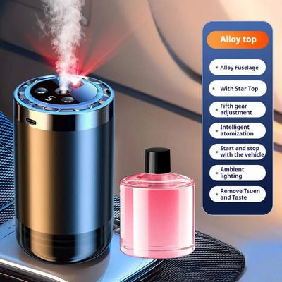 Car Air Humidifier Fragrance Diffuser Car Air Fresheners Perfume Essential Oil Diffuser Odor Eliminator Removing Humidifier