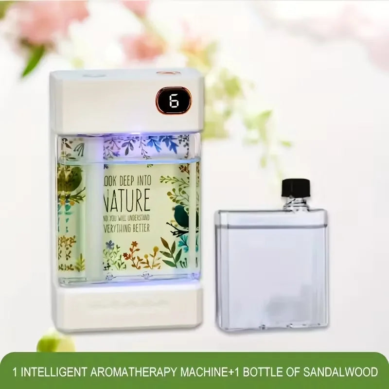 Charging Home Aromatherapy Diffuser with LEDAmbientLight And6Adjustable MistModesTimer Function for Living Room Bedroom Office