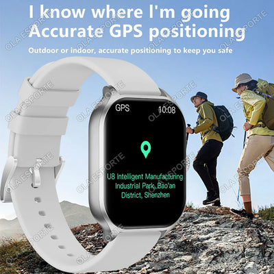 Smart Watch For Android IOS Watches 2.01inch HD Display Bluetooth Call Message Alert Music Sports Mode Smartwatch Men Women Gift