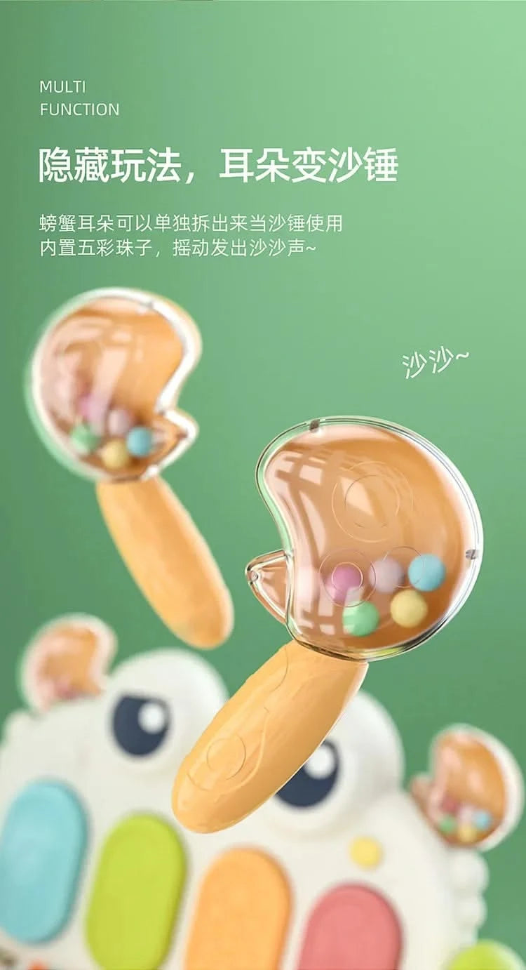 Baby Toys Musical Play Mats Piano Gym Newborn Toys Tummy Time Mat Baby Teether & Padded For Toddlers Early Learning Education