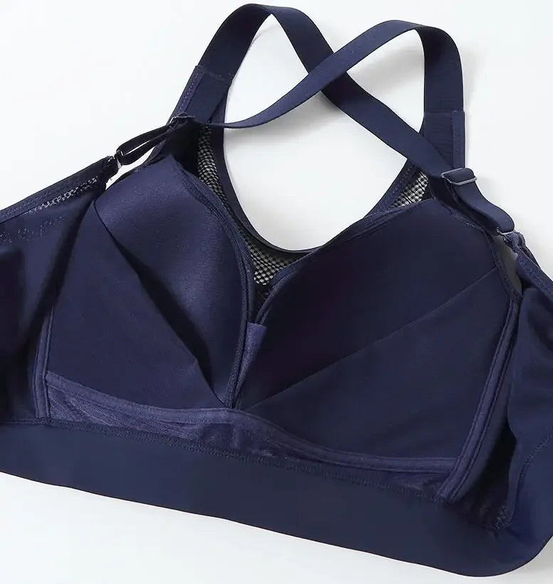 Breathable Women's High Impact Wireless Bra