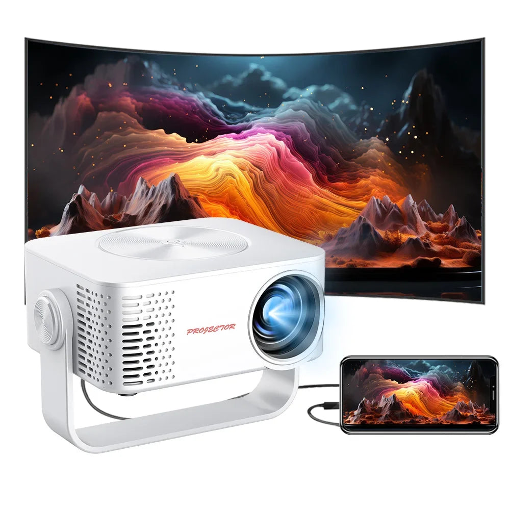 M60 Portable Projector Home 1080P HD Thin and Light Projector Mobile Phone Projection WIFI