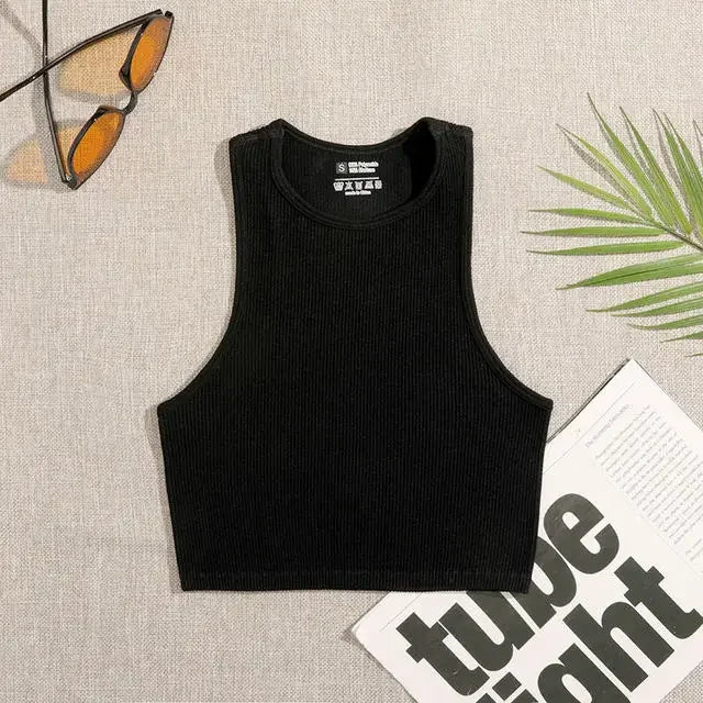 Women Solid Basic Tank Tops