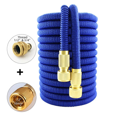Garden Expandable Watering Hose Flexible Magic Hose High Pressure Car Washer Hose Retractable Water Gun Cleaning Pipe Irrigation