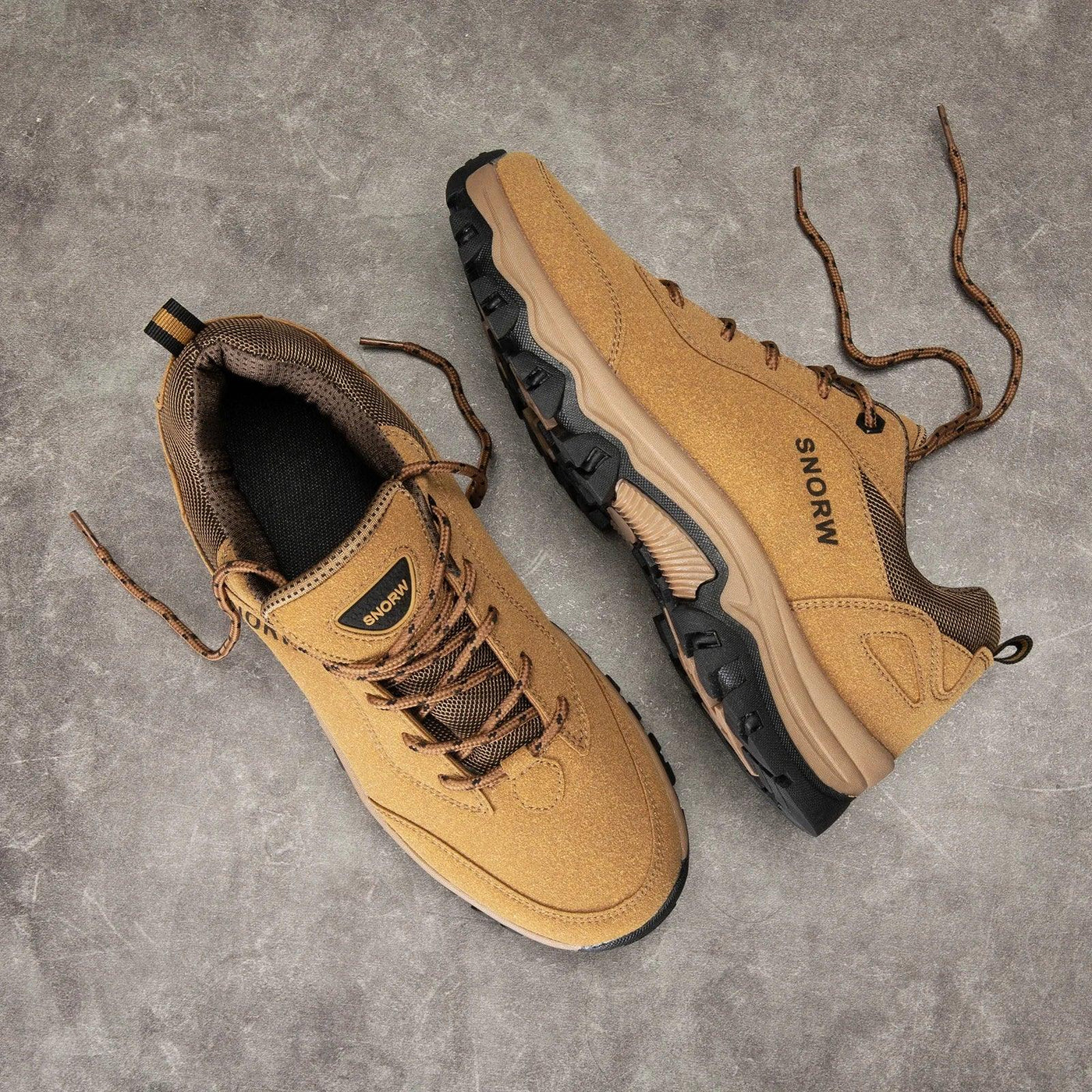 Outdoor Mountain Hiking Boots 2025 Autumn New Men's Non Slip Climbing Trekking Walking Hunting Tactical Rubber Sneakers