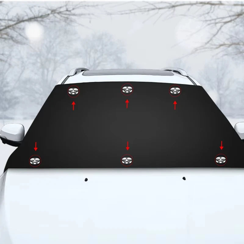 Car Snow Shield Front Windshield Cover Windshield Winter Windshiel Snow Protection Car Window Snow Shield Frost Antifreeze Cover