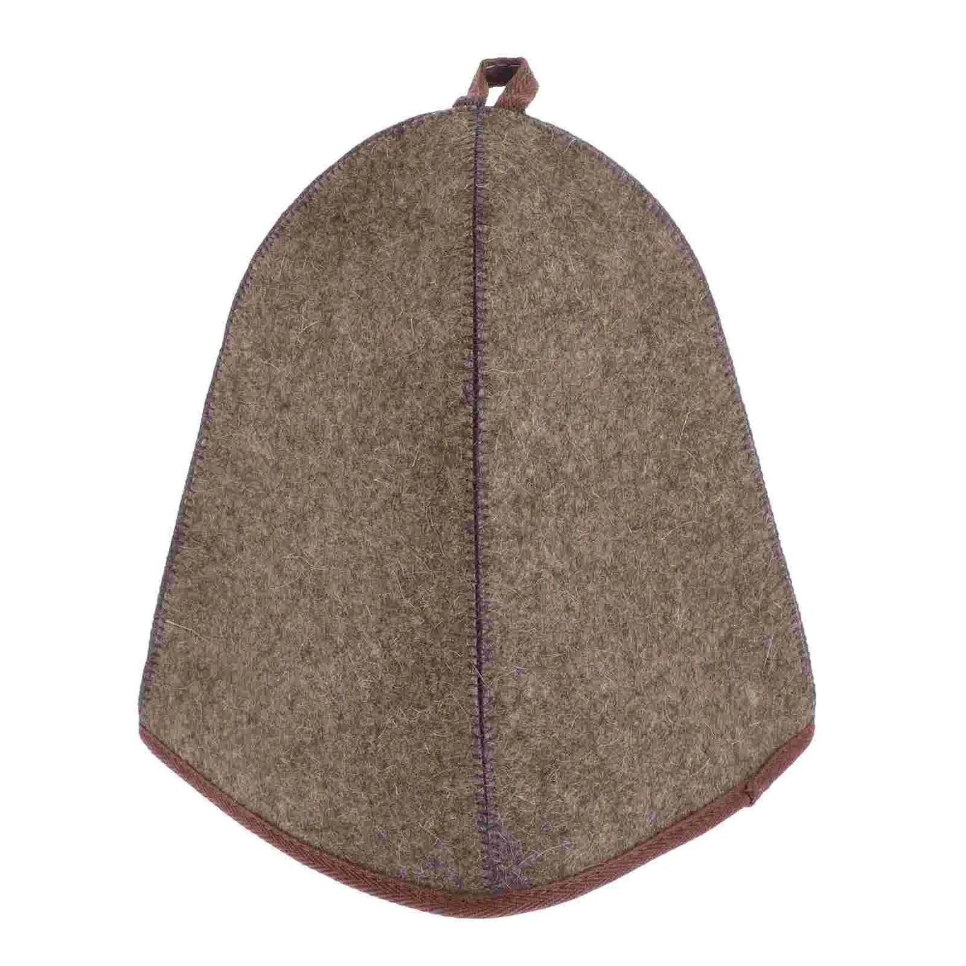 Thickened Sauna Hat Wool Felt Bathing Hat Hat Shower Cap Portable Bath Accessories Shower Caps Household Merchandises