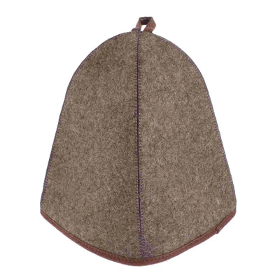 Thickened Sauna Hat Wool Felt Bathing Hat Hat Shower Cap Portable Bath Accessories Shower Caps Household Merchandises