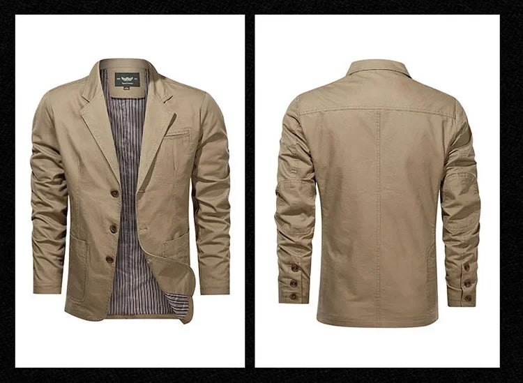 2025 Spring Autumn Blazers Men Fashion Slim Casual Business Handsome Suits Brand Men's Blazers Tops