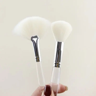 1/2 PCS Facial Cleanser Brush  Soft Bristles Exfoliator  Face Wash Brush Fan Makeup Brushes Portable Skin Care Tool