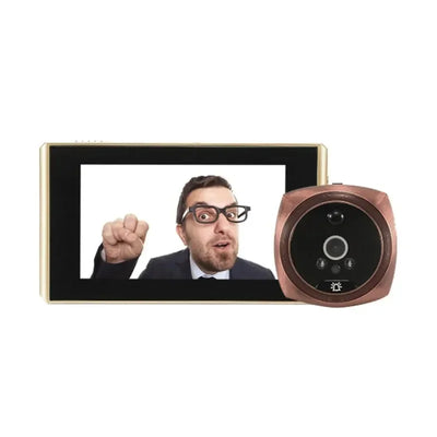 Door Video Peephole Camera Motion Detection 4.3" Monitor Digital Ring Doorbell Video-eye Security Voice Record