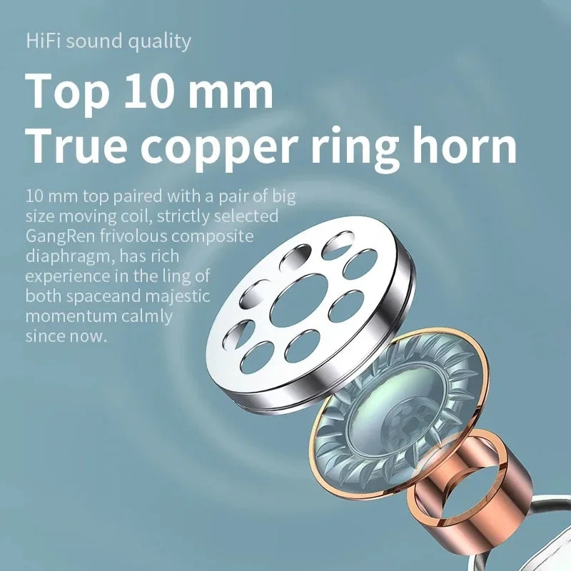 Wireless Earbuds 5H Playtime - In-Ear Noise Cancelling Earphones IPX7 Waterproof for Workout, SecureFit Ear Wings