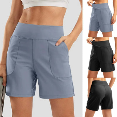 Seamless Sport Shorts For Women Summer Elastic Scrunch High Waist Push Up Tummy Control Gym Fitness Workout Yoga Shorts