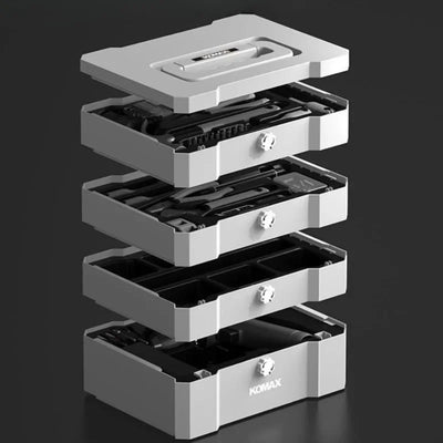 Professional Household Power Tool Set Multifunctional Electric Drill Screwdriver Hand Tools Set Portable Storage Tool Boxes