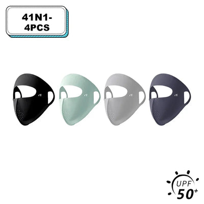 Women Full Face UV Protection Mask 3D Ice Silk Sunscreen Breathable Lightweight Summer Outdoor Sports Comfort Fit mask for men