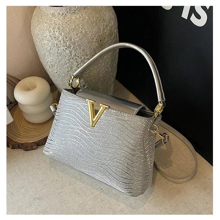 2025 new high-sense women’s designer handbag - feminine versatile large capacity for work & crossbody