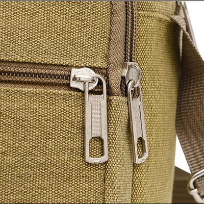 Men's Fashion Canvas Small Bag Casual Men Mini Handbags Male Crossbody Shoulder Messenger Bags For Men Business Sidebag