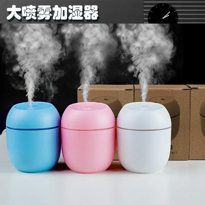 Humidifier Small Desktop Car Aromatherapy Machine Hydrator Silent USB Mini Air Humidifier with LED Color Lamp