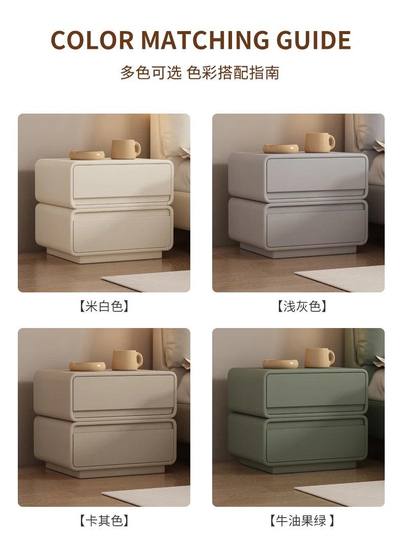 Decorations nightstands gloss decor modern elegant glamour luxury mesita de noche dormitorio home furniture
