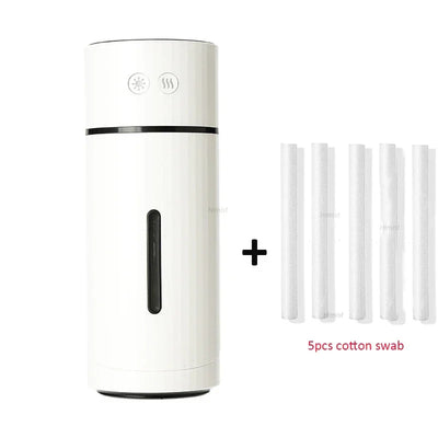 260ML Wireless Air Humidifier USB Aromatherapy Diffuser 1000mAh Rechargeable Battery Ultrasonic Cool Mist Maker Quiet Fogger