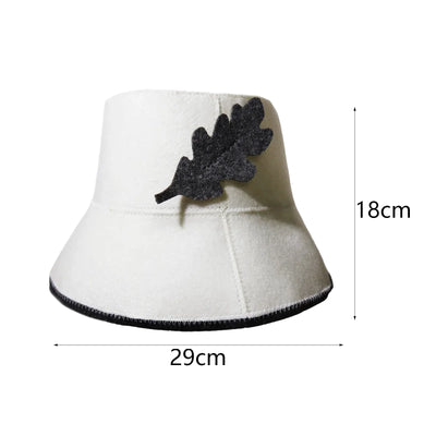 Vaporarium Hat Russian Banya Cap Sauna Banya Hat Protect Your Hair Felt Sauna Hat Russian Bath House Hat for Pool SPA Shower