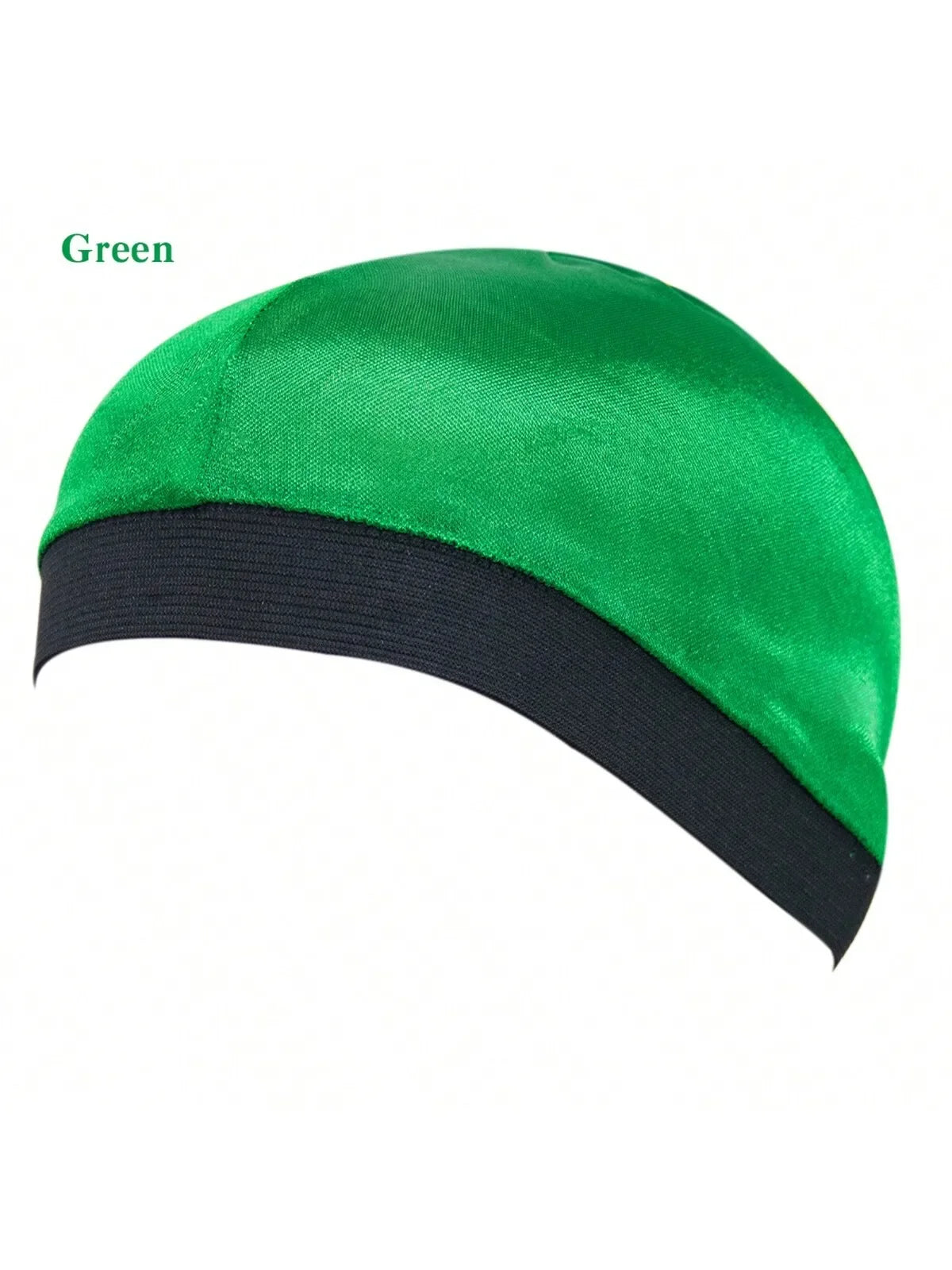 Dome Wave Cap Silk Bonnet Satin Elastic Breathable Turban Hat Hair Headwear Bonnets Hats Fedoras Beanie For Adult