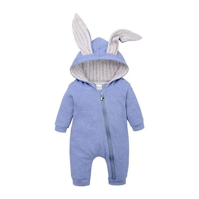 Cute Rabbit Ears Hooded Baby Rompers/Jumpsuit  Costume |Infant Baby Outfits Boys Girls  Newborn Clothing