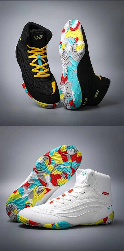 Professional children's Wrestling Boots  Men Non Slip Wrestling Shoes Lightweight Boxing Shoes