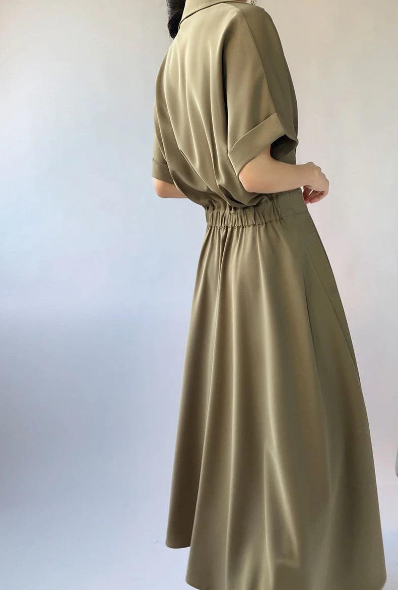 Vintage dresses for women luxury designer long woman evening dress 2024 integrated maxi green party fashion trend