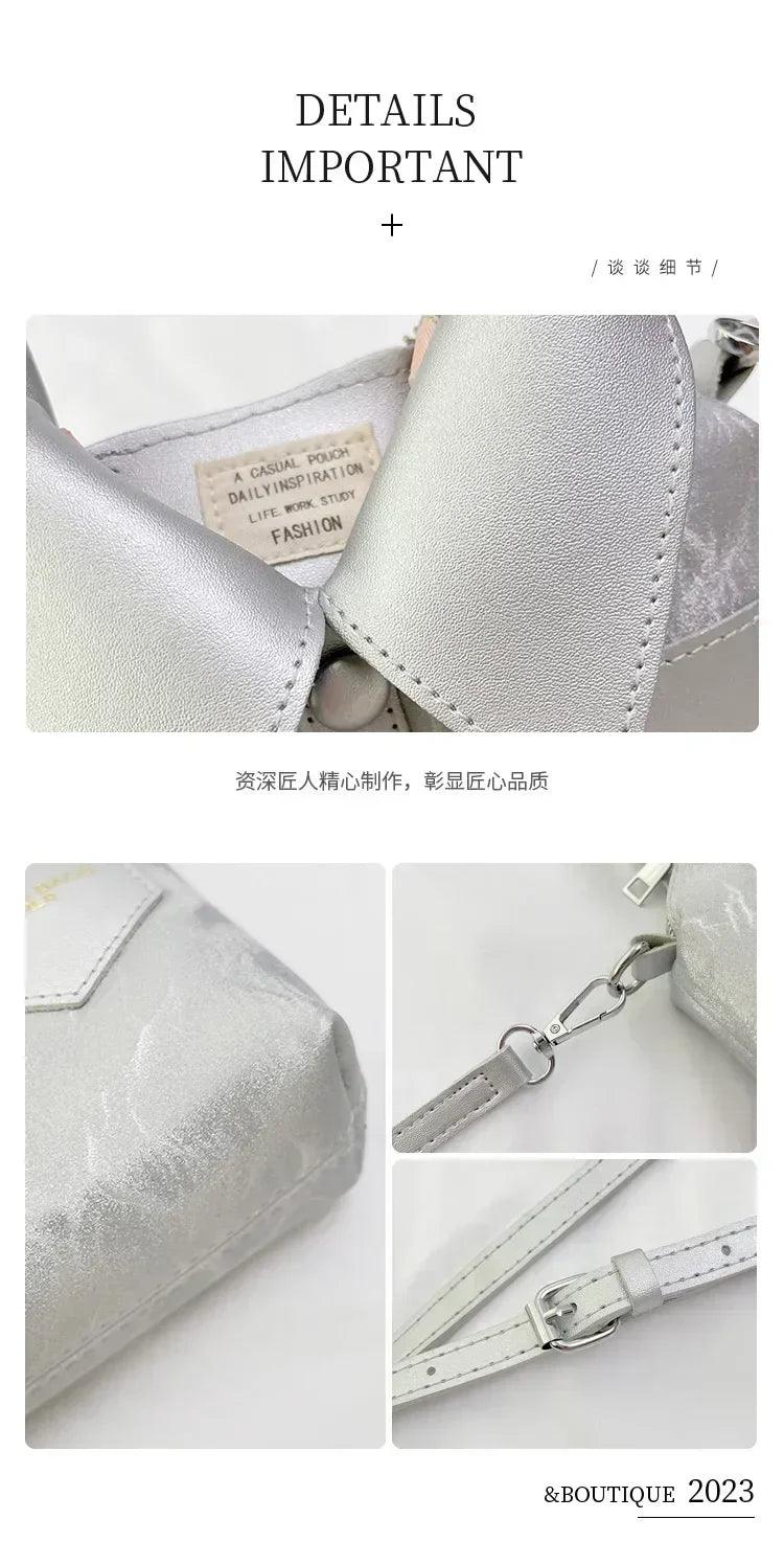 Tote bag hand bags for women 2024 designer handbag shoulder square crossbody korean popular youth women’s fashion