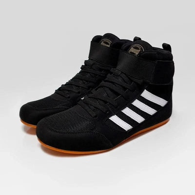 Boxing wrestling shoes children's adult training men women combat fighting Sanda high top shoes boots strength weightlifting gym